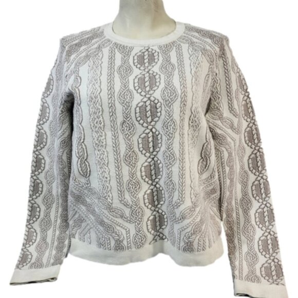 BCBGMAXAZRIA Patterned Sweater - Picture 1 of 7